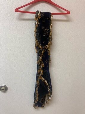 Belly Dancer’s Hip Scarf with Mega Gild Embellishment